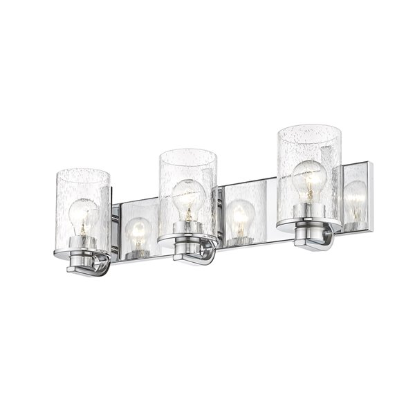 Z-Lite Beckett 3-Light Chrome Modern/Contemporary Vanity Light