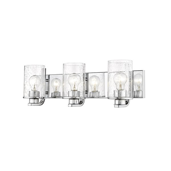 Z-Lite Beckett 3-Light Chrome Modern/Contemporary Vanity Light