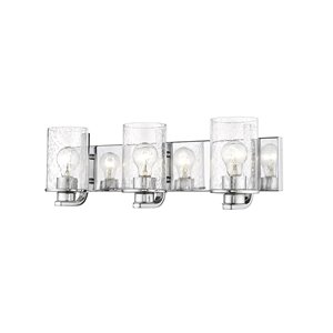 Z-Lite Beckett 3-Light Chrome Modern/Contemporary Vanity Light