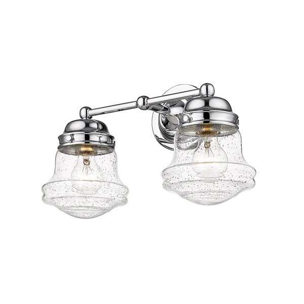 Z-Lite Vaughn 2-Light Chrome Modern/Contemporary Vanity Light