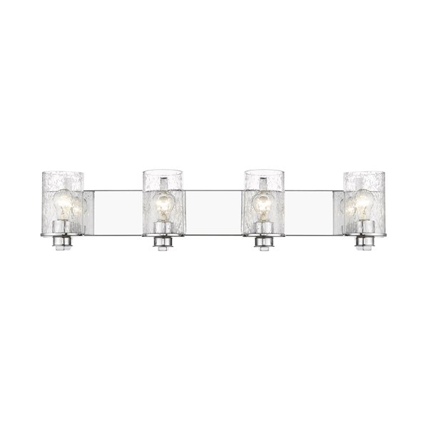 Z-Lite Beckett 4-Light Chrome Modern/Contemporary Vanity Light