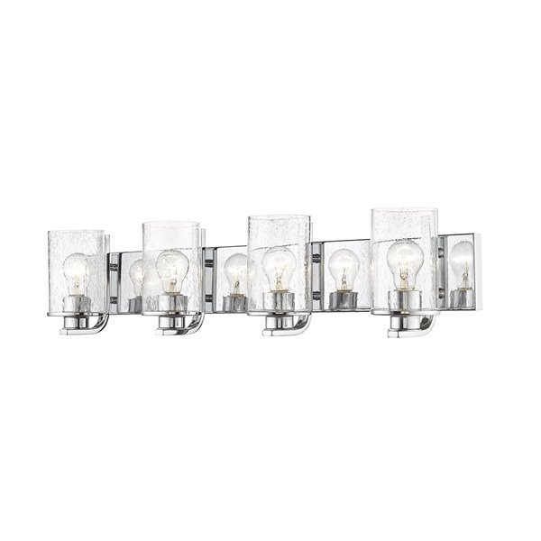 Z-Lite Beckett 4-Light Chrome Modern/Contemporary Vanity Light