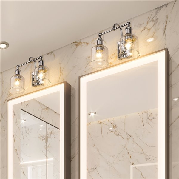 Z-Lite Bryant 2-Light Chrome Modern/Contemporary Vanity Light