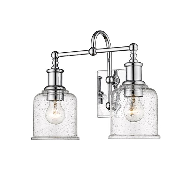 Z-Lite Bryant 2-Light Chrome Modern/Contemporary Vanity Light