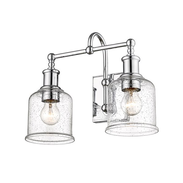 Z-Lite Bryant 2-Light Chrome Modern/Contemporary Vanity Light