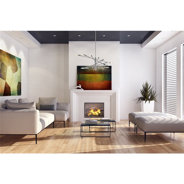 Z-Lite Ascension 16-Light Chrome Modern/Contemporary Chandelier