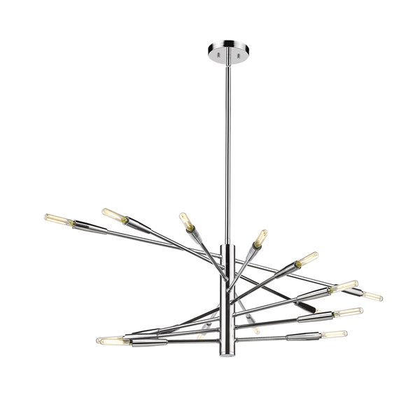 Z-Lite Ascension 16-Light Chrome Modern/Contemporary Chandelier