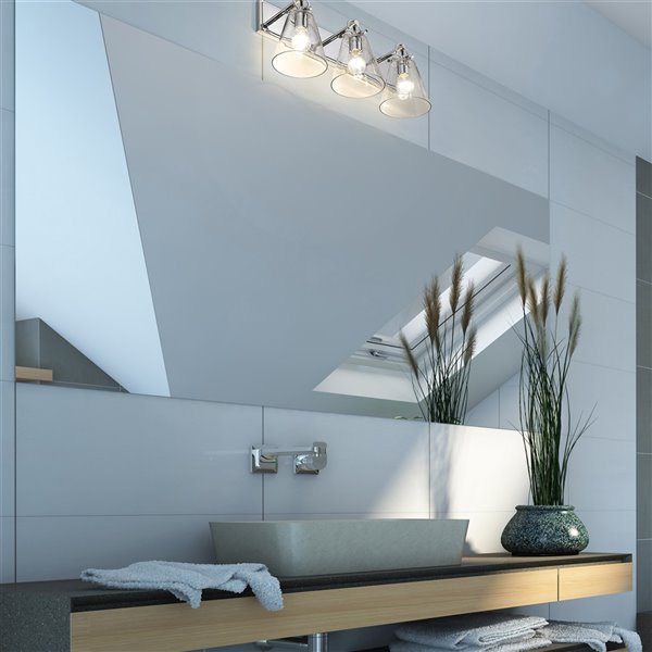 Z-Lite Harper 3-Light Chrome Modern/Contemporary Vanity Light