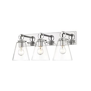 Z-Lite Harper 3-Light Chrome Modern/Contemporary Vanity Light