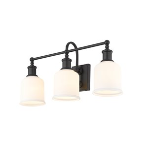 Z-Lite Bryant 3-Light Black Modern/Contemporary Vanity Light