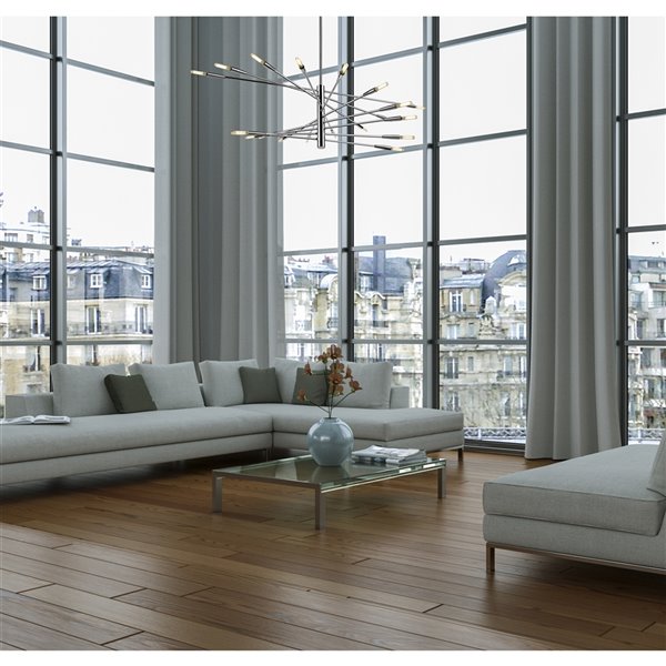 Z-Lite Ascension 20-Light Chrome Modern/Contemporary Chandelier