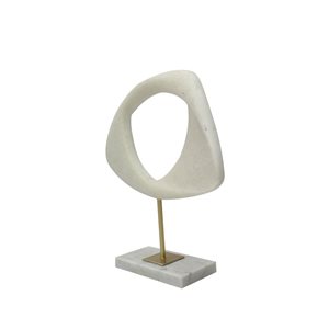 Sculpture Wesley de 13 po en résine par Gild Design House