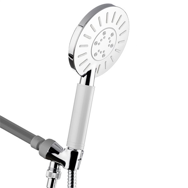 AKDY Chrome 3Spray Rain Handheld Shower Head 2 GPM (7.6 LPM) SH0128 RONA
