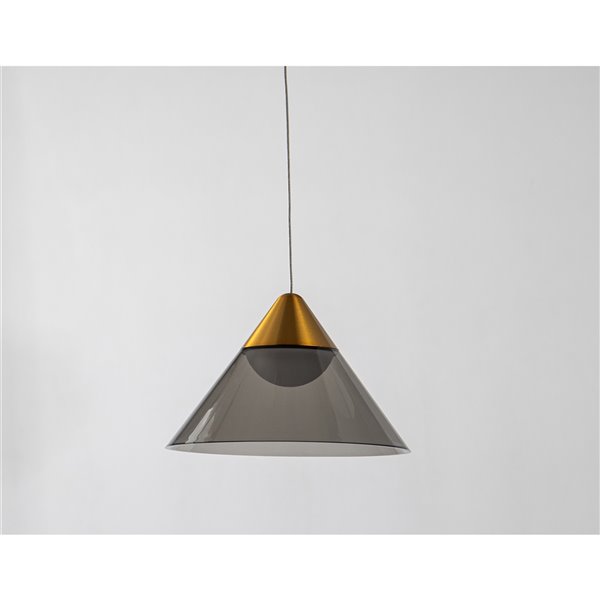 Design Living Antique Gold Modern/contemporary Bell Integrated Led Mini Pendant Light