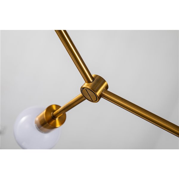 Design Living 9-light Antique Gold Modern/Contemporary Chandelier