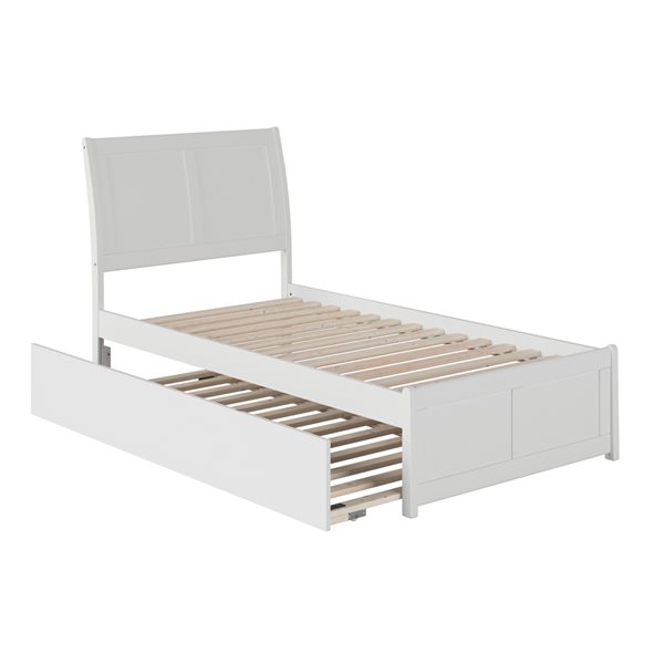 Atlantic Furniture Portland Twin Bed, Twin Bed Frame And Trundle