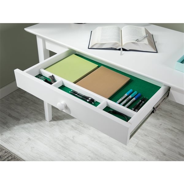 AFI Furnishings Shaker Desk with Drawer - White