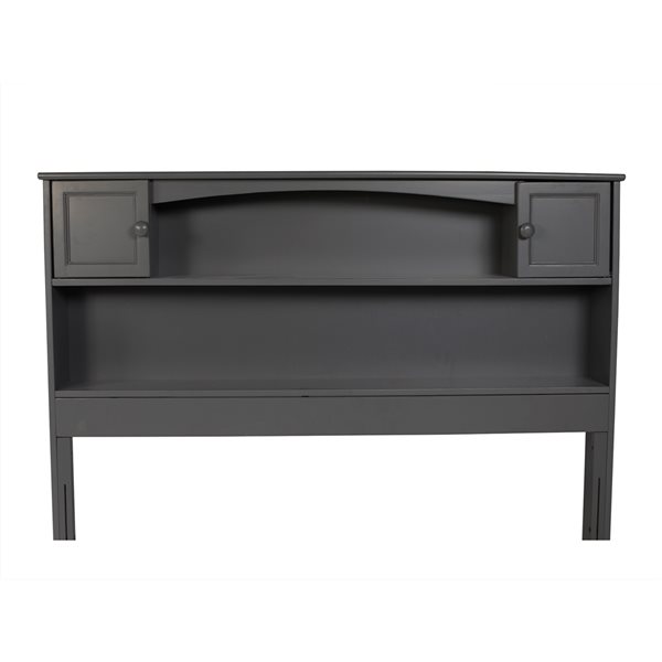 AFI Furnishings Newport Bookcase Headboard - Full - Grey