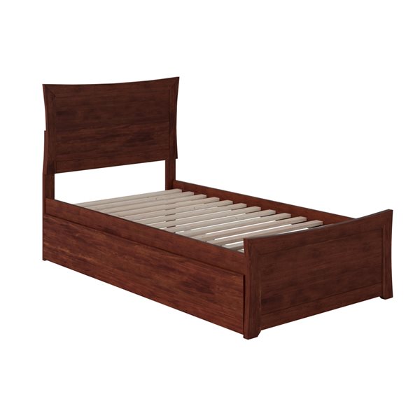 AFI Furnishings Metro Twin Bed with Matching Footboard and Trundle ...