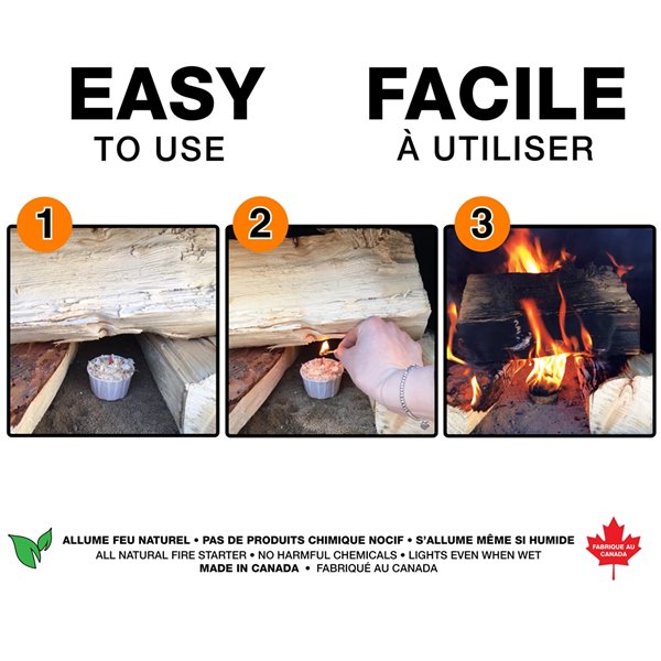 Qwick Wick Natural Firestarter (65-pack)