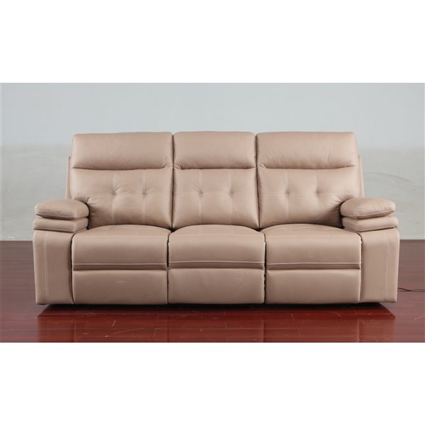 Faux Leather Reclining Sofa 95900mbr, Art Van Leather Reclining Sofa