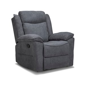 Fauteuil inclinable Midland gris foncé par Mazin Industrial