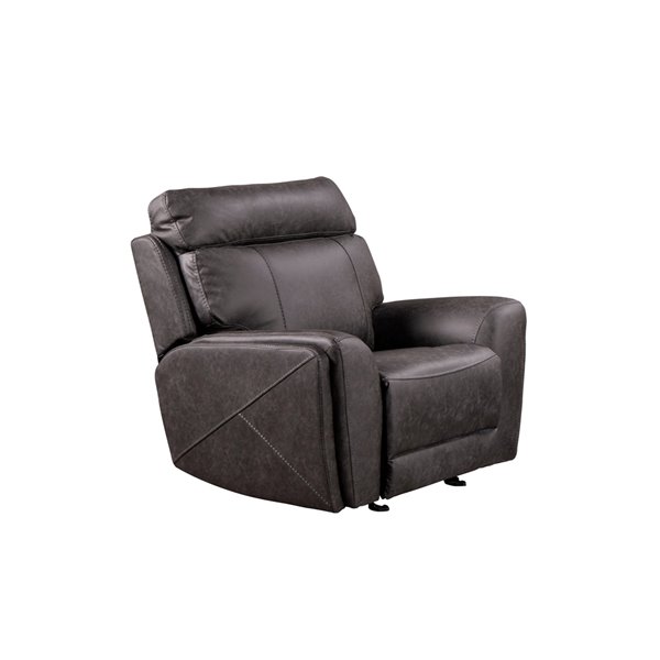 Gray Leather Recliner Flash S 54, Altino Leather Power Recliner Costco