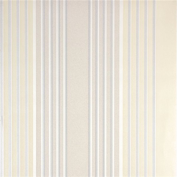 Advantage Surfaces 57.8-Sq. Ft. Taupe Non-Woven Stripes Unpasted Paste the Wall Wallpaper