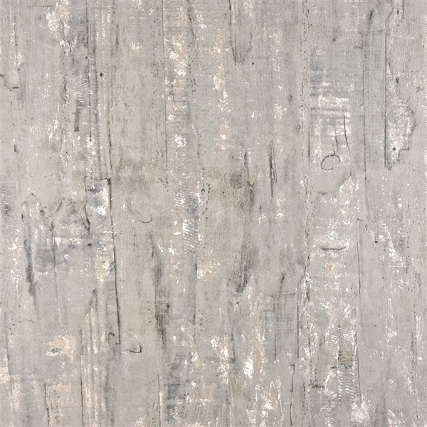 Advantage Nature 57.8-Sq. Ft. Grey Non-Woven Wood Unpasted Paste the Wall Wallpaper