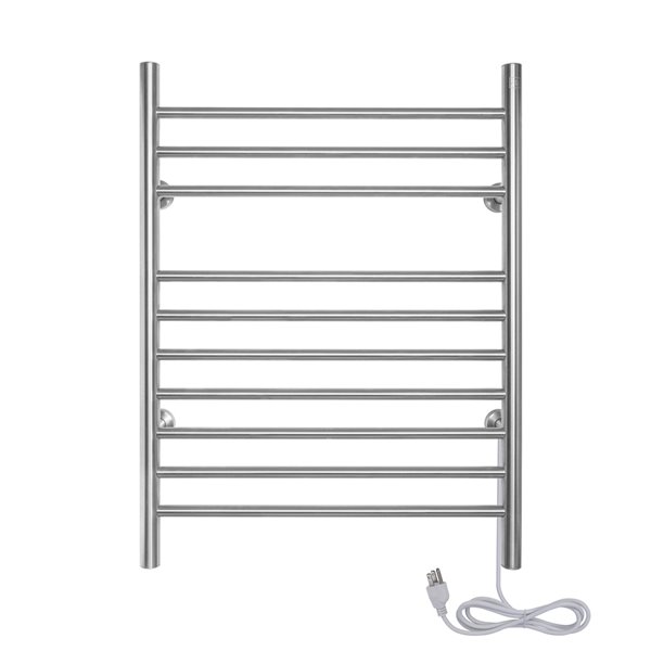 WarmlyYours Brushed Hardwired Towel Warmer