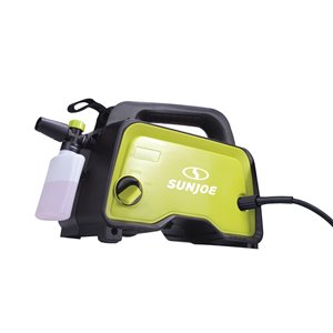 Appareil de nettoyage à haute pression électrique portatif de 1450 psi et 1,48 gal par Sun Joe