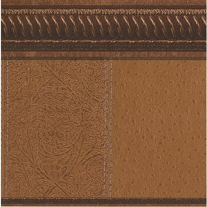 Dundee Deco 7-in Brown Self-Adhesive Wallpaper Border