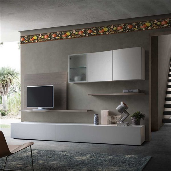 Dundee Deco 6.89-in Brown/Pink/Green Prepasted Wallpaper Border