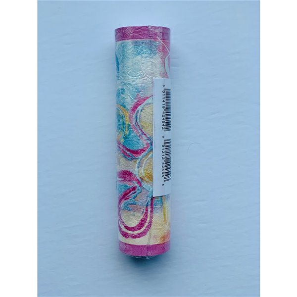 Dundee Deco 6.8-in Pink/Yellow/Blue Prepasted Wallpaper Border