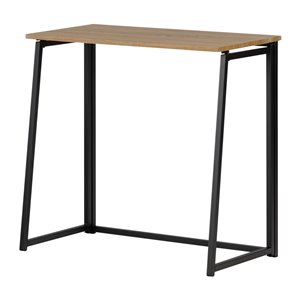 Table de poste de travail moderne/contemporain Evane de South Shore Furniture, 31,5 po, brun