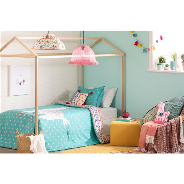 South S Furniture Dreamit Twin Size, Pink And Turquoise Twin Bedding