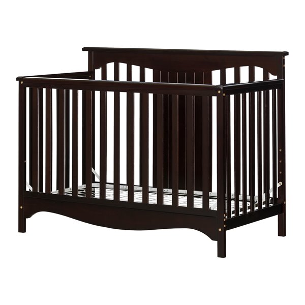 Lit De Bebe 2 En 1 Convertible Savannah De South Shore Furniture Espresso Rona