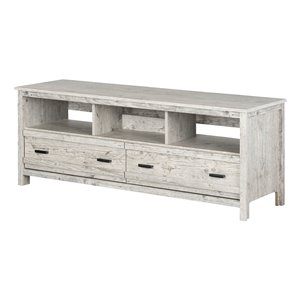 South Shore Furniture Exhibit Universal TV Stand - White