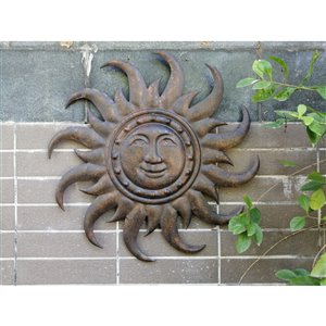 Hi-Line Gift Ltd. 0.79-in H x 19.69-in W Bronze Garden Statue