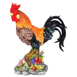 Hi-Line Gift 11.5-in H x 4.75-in W Multicoloured Animal Garden Statue