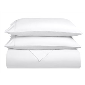 Swift Home Twin Microfibre 4-Piece White Bed Sheets