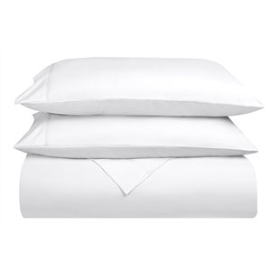 Swift Home Queen Microfibre 4-Piece White Bed Sheets