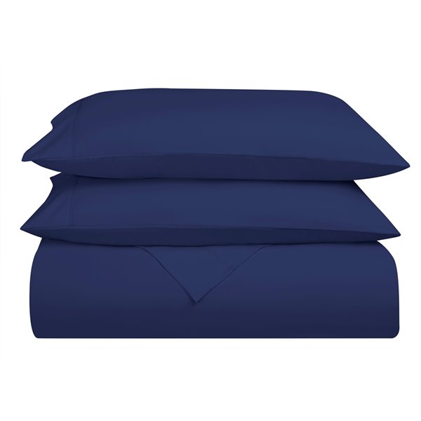 Ensemble de draps en microfibre Swift Home pour très grand lit, bleu royal, 4 pièces