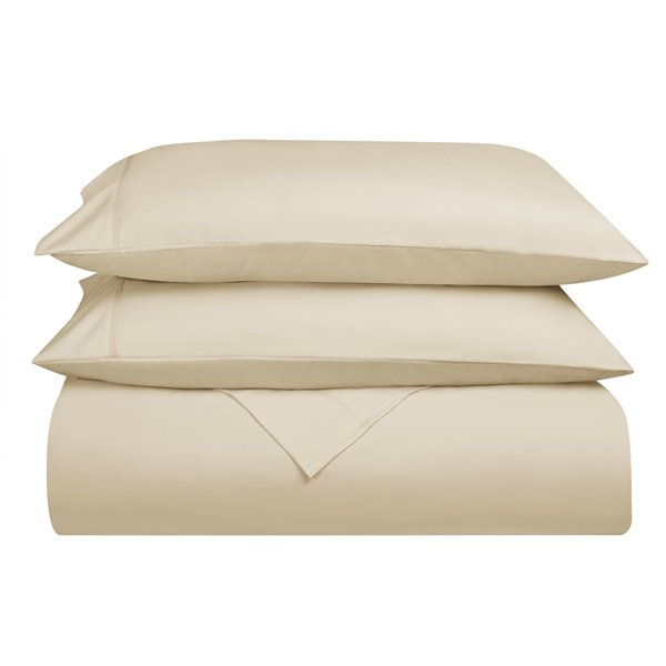 Swift Home King Microfibre 4-Piece Cream Bed Sheets