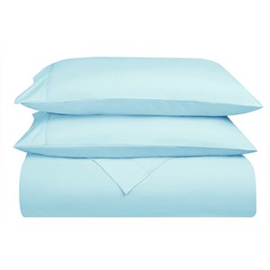 Ensemble de draps extra longs en microfibre Swift Home pour lit simple, cyan, 4 pièces