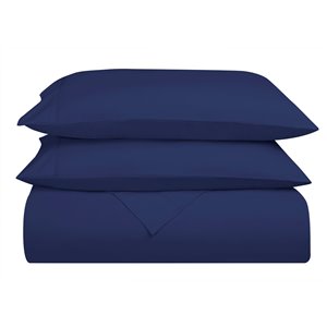 Ensemble de draps en microfibre Swift Home pour lit double, bleu royal, 4 pièces
