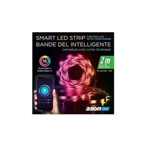 Bande lumineuse DEL ajustable RVB +CTC IP65 Ason Decor, 2 m