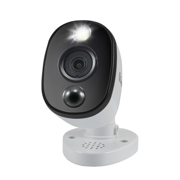 Swann 4K Ultra HD Thermal-Sensing Outdoor Warning Security Camera - White - SWPRO-4KWLB