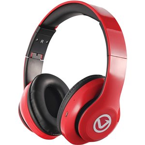 Volkano Red Over the Ear Headphones
