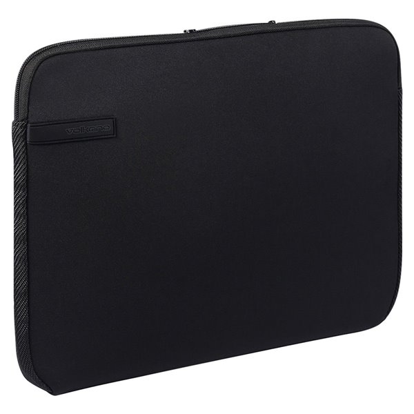 Volkano Wrap Series 12.01-in x 8.27-in x 0.71-in Black Laptop Bag